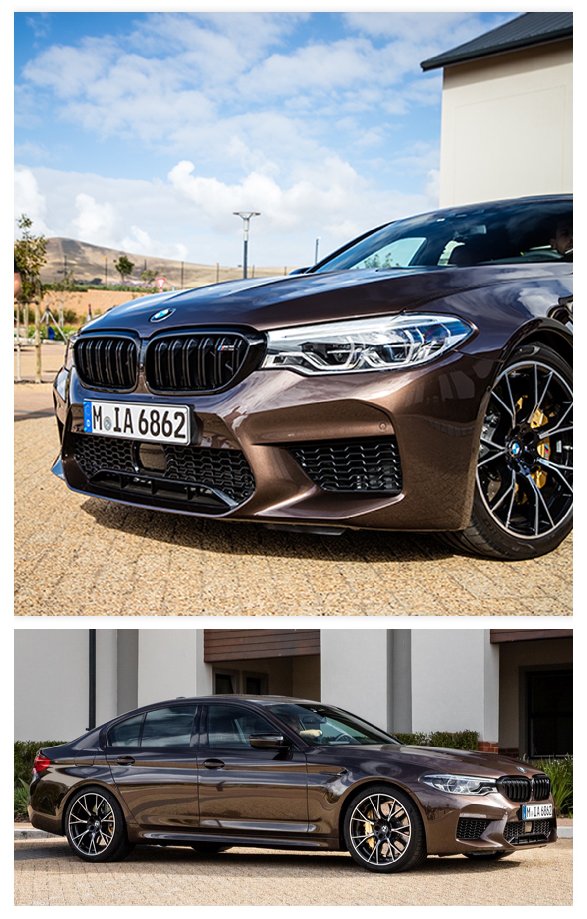 BMW M5 Competition in Macadamia metallic