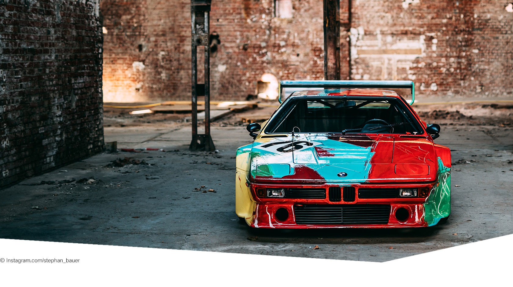 BMW M1 Artcar von Andy Warhol BMW M1 Artcar von Andy Warhol