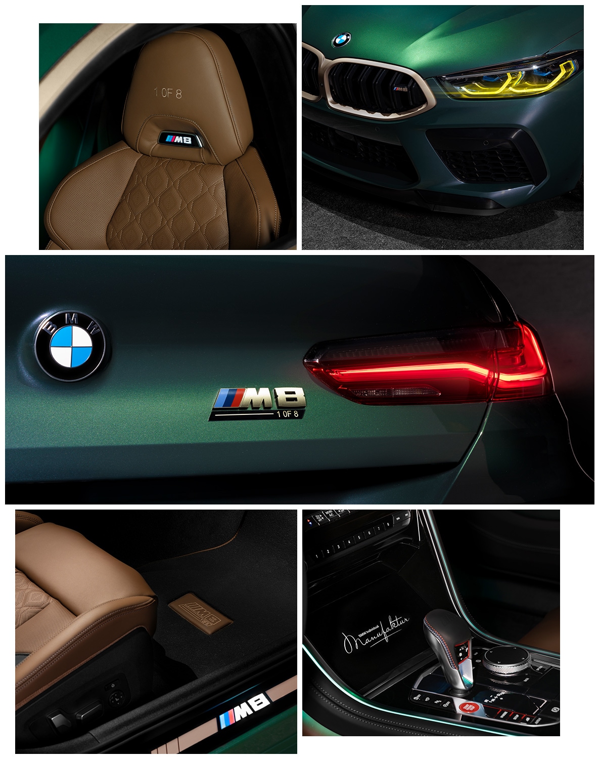 Details der BMW M8 Gran Coupé First Edition 1-OF-8