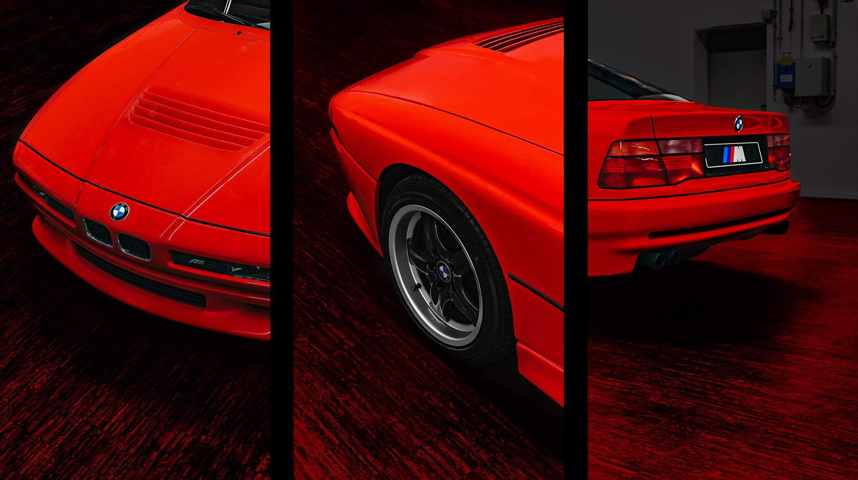 Detailaufnahmen des BMW M8 E31 Prototyps