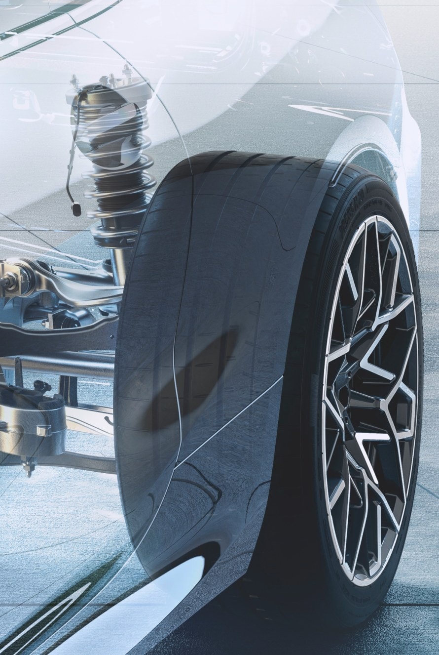 Elektronisch geregelte Stoßdämpfer des Adaptiven M Fahrwerks