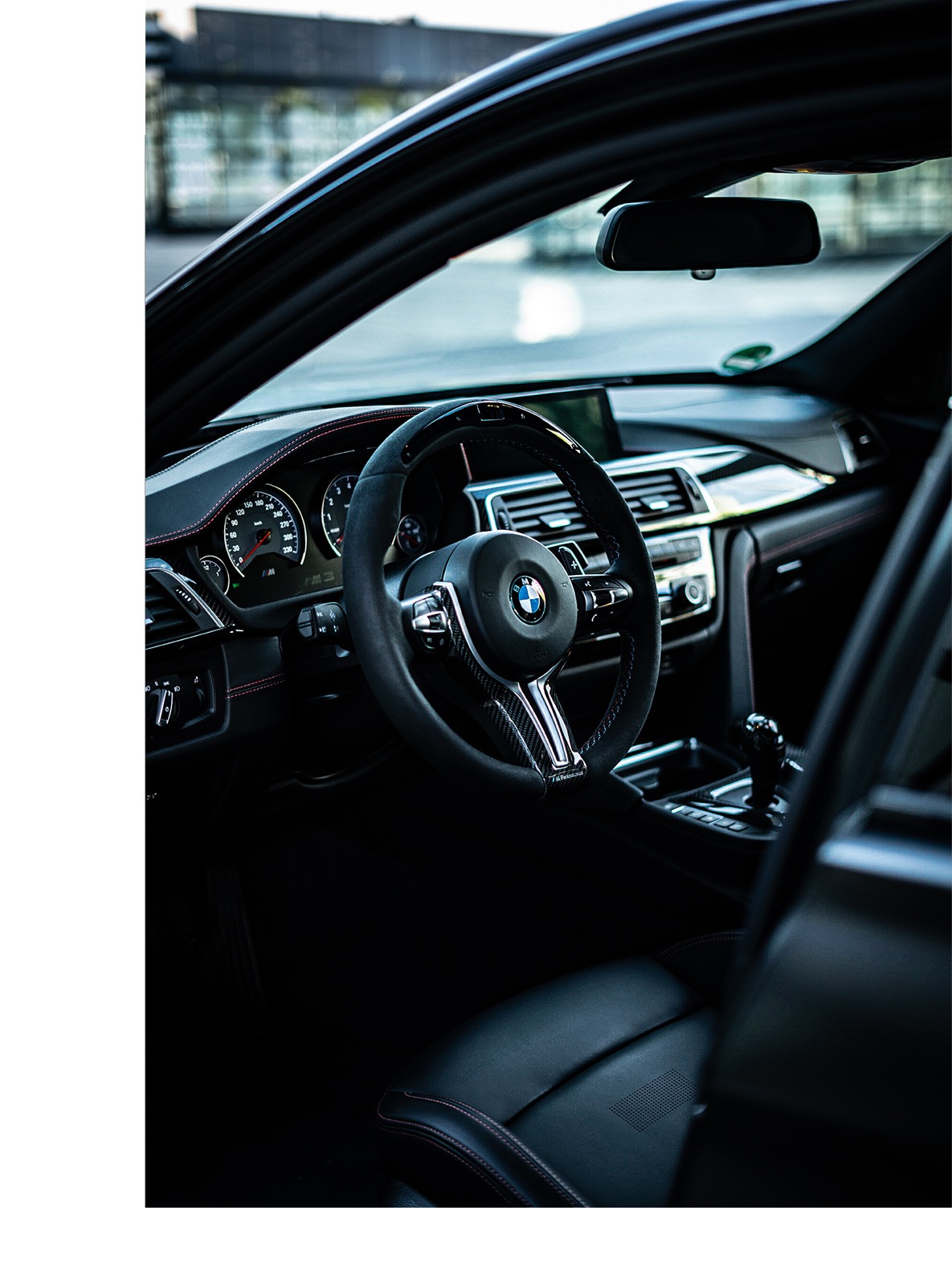 M Performance Lenkrad im BMW M3 F80 von Instagrammer Robin @rop3n