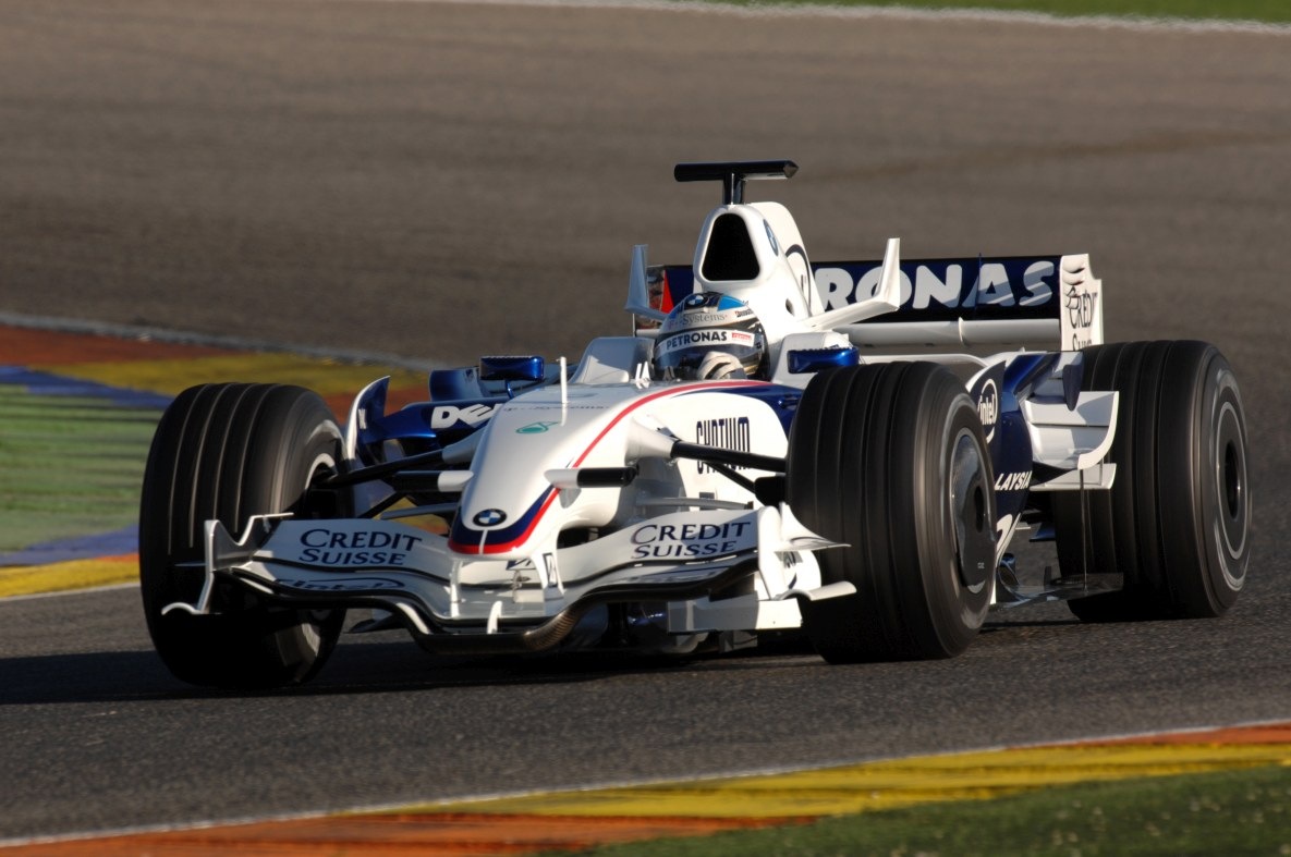 Nick Heidfeld driving the BMW Sauber F1.08