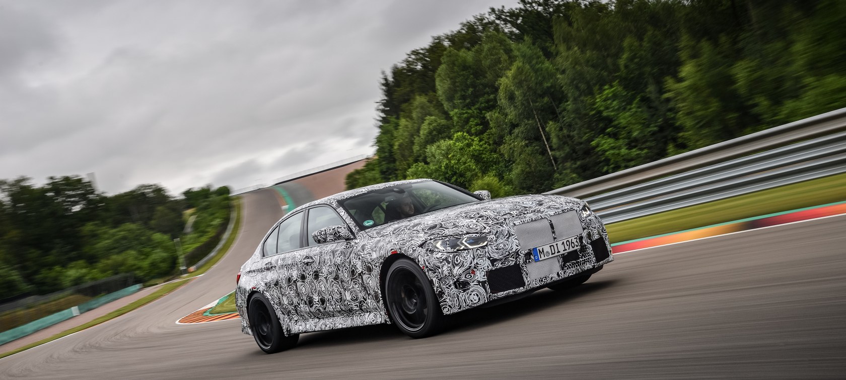 BMW M3 G80 BMW M3 G80 on a test drive