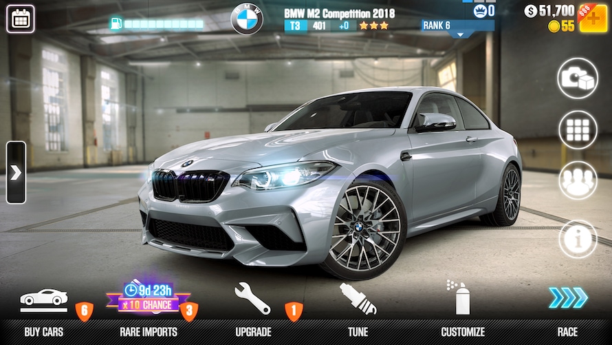 BMW M2 Competition (F87) in CSR Racing 2