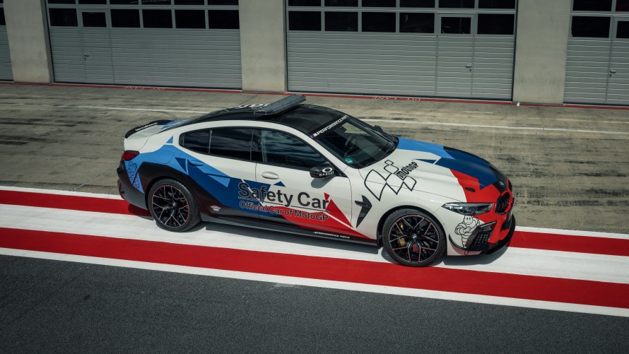 BMW M8 Gran Coupé MotoGP Safety Car.
