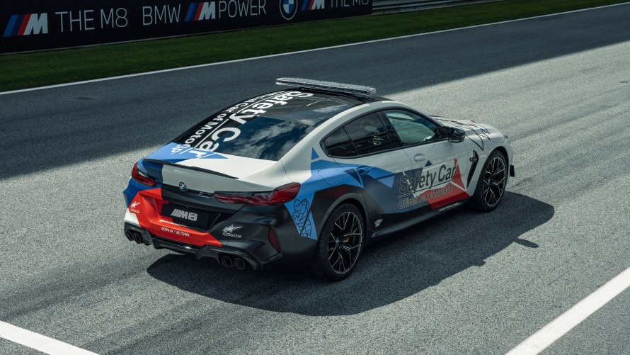 BMW M8 Gran Coupé MotoGP Safety Car.