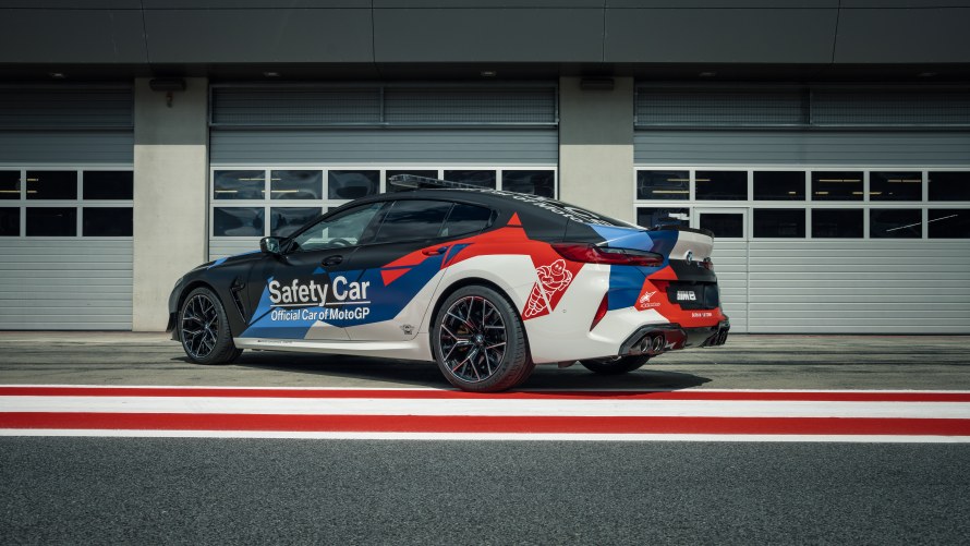 BMW M8 Gran Coupé MotoGP Safety Car.