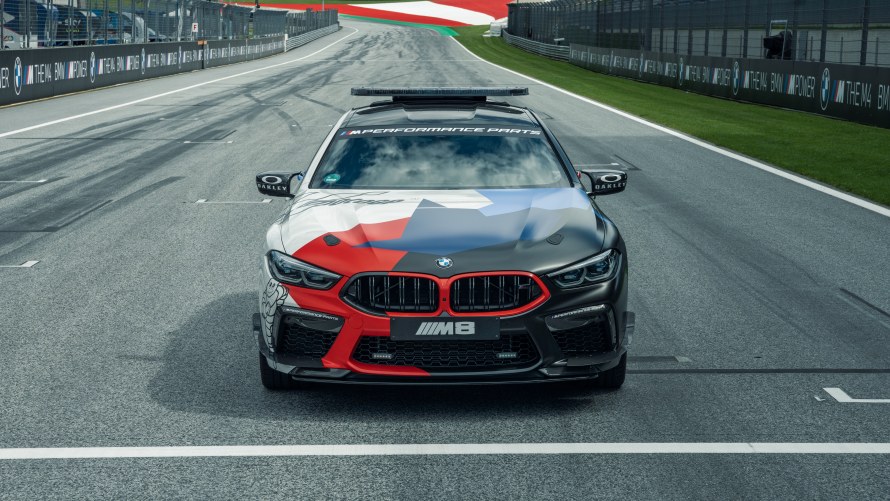 BMW M8 Gran Coupé MotoGP Safety Car.