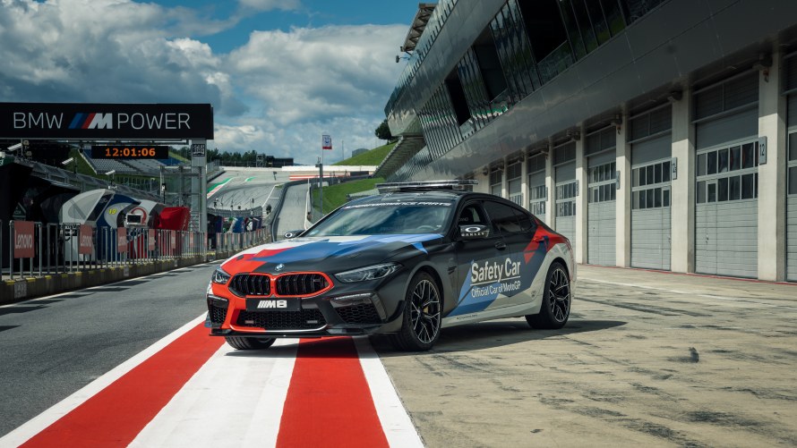 BMW M8 Gran Coupé MotoGP Safety Car.
