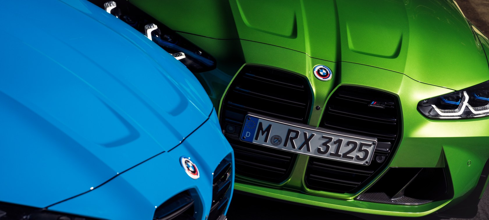 BMW M4 Competition with BMW Motorsport emblem