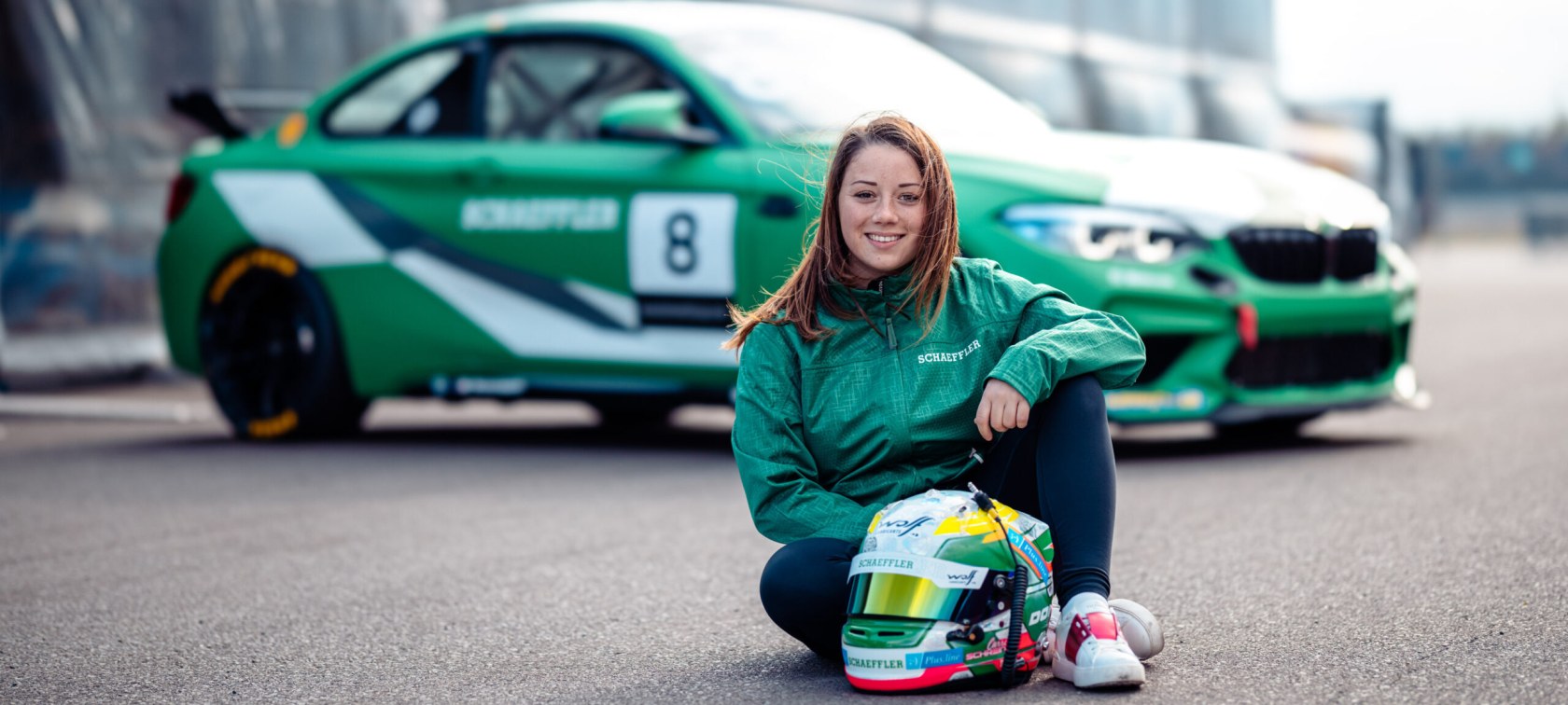 Carrie Schreiner im BMW M2 CS Racing