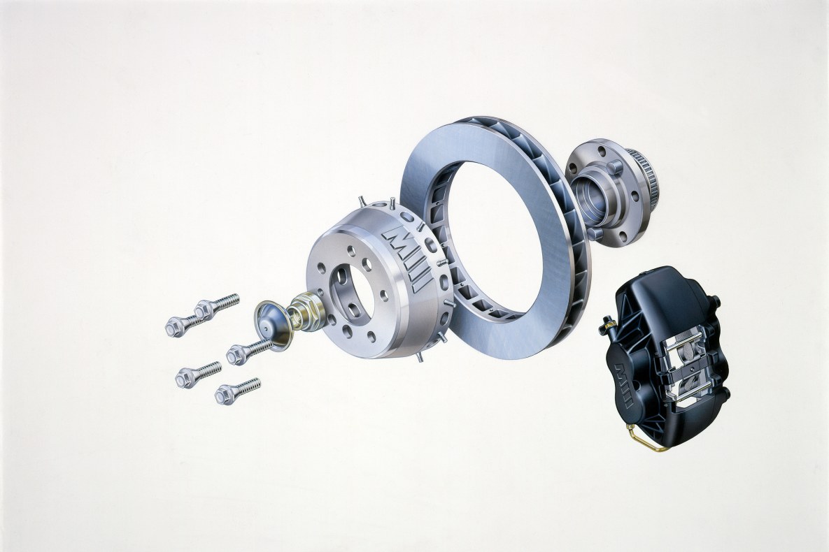 Bremsanlage des BMW M5 Touring E34