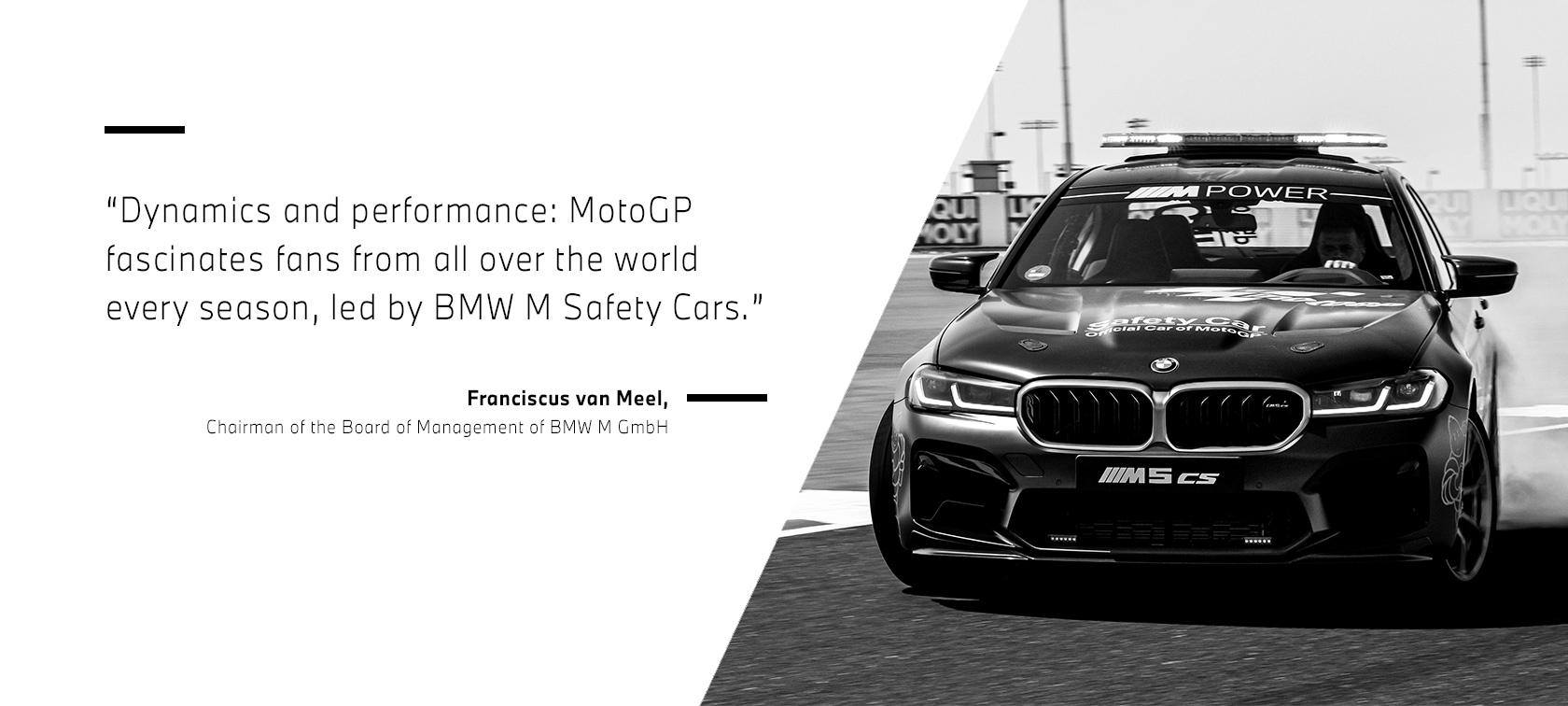 BMW M in the MotoGP BMW M in the MotoGP