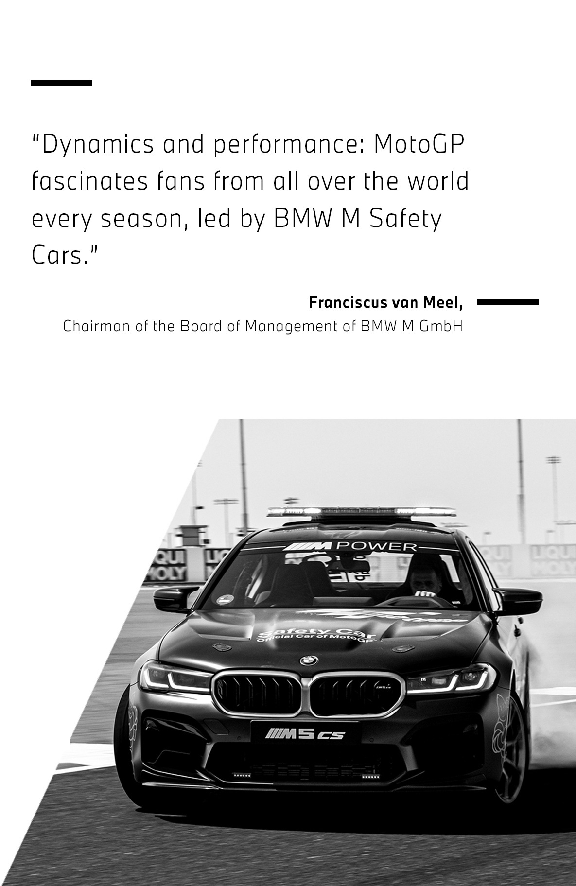 BMW M in the MotoGP 