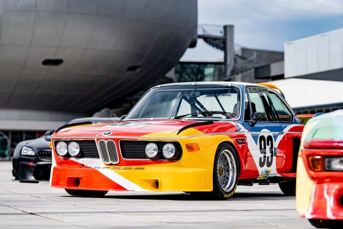 BMW ArtCar 3.0 CSL (1975), created by Alexander Calder