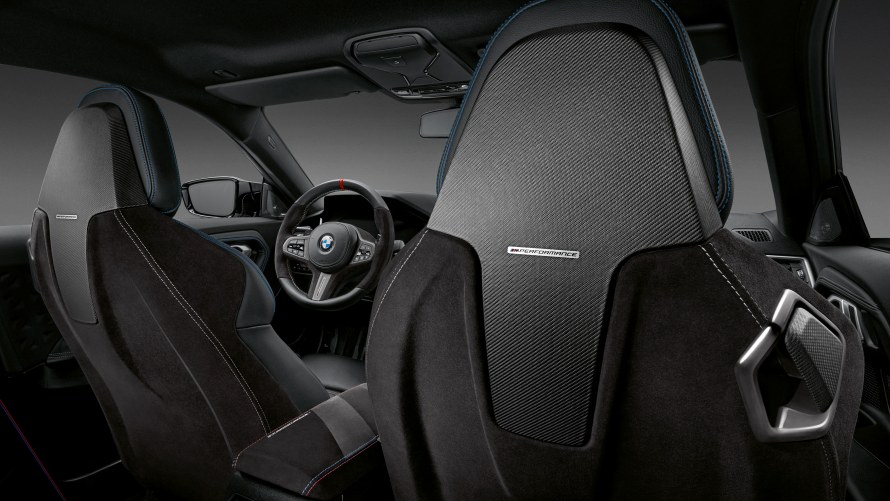 M Performance Sitzrückenschale Alcantara/Carbon offenporig