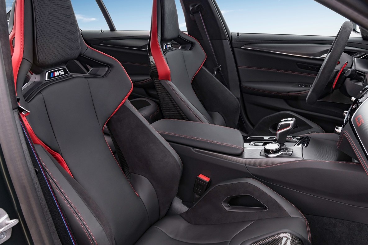 Interieur des BMW M5 CS
