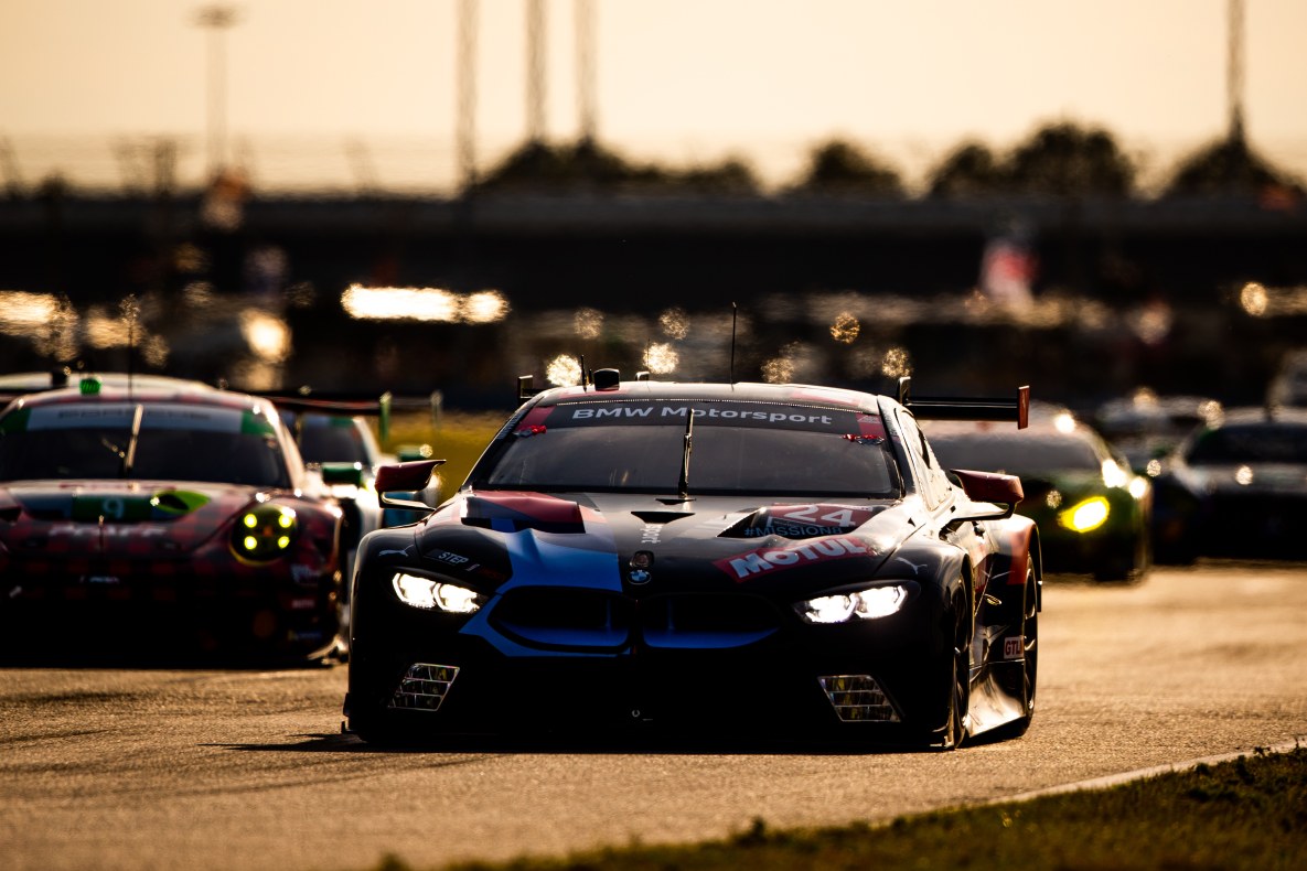 BMW M8 GTE von Team RLL bei den 24 Stunden in Daytona