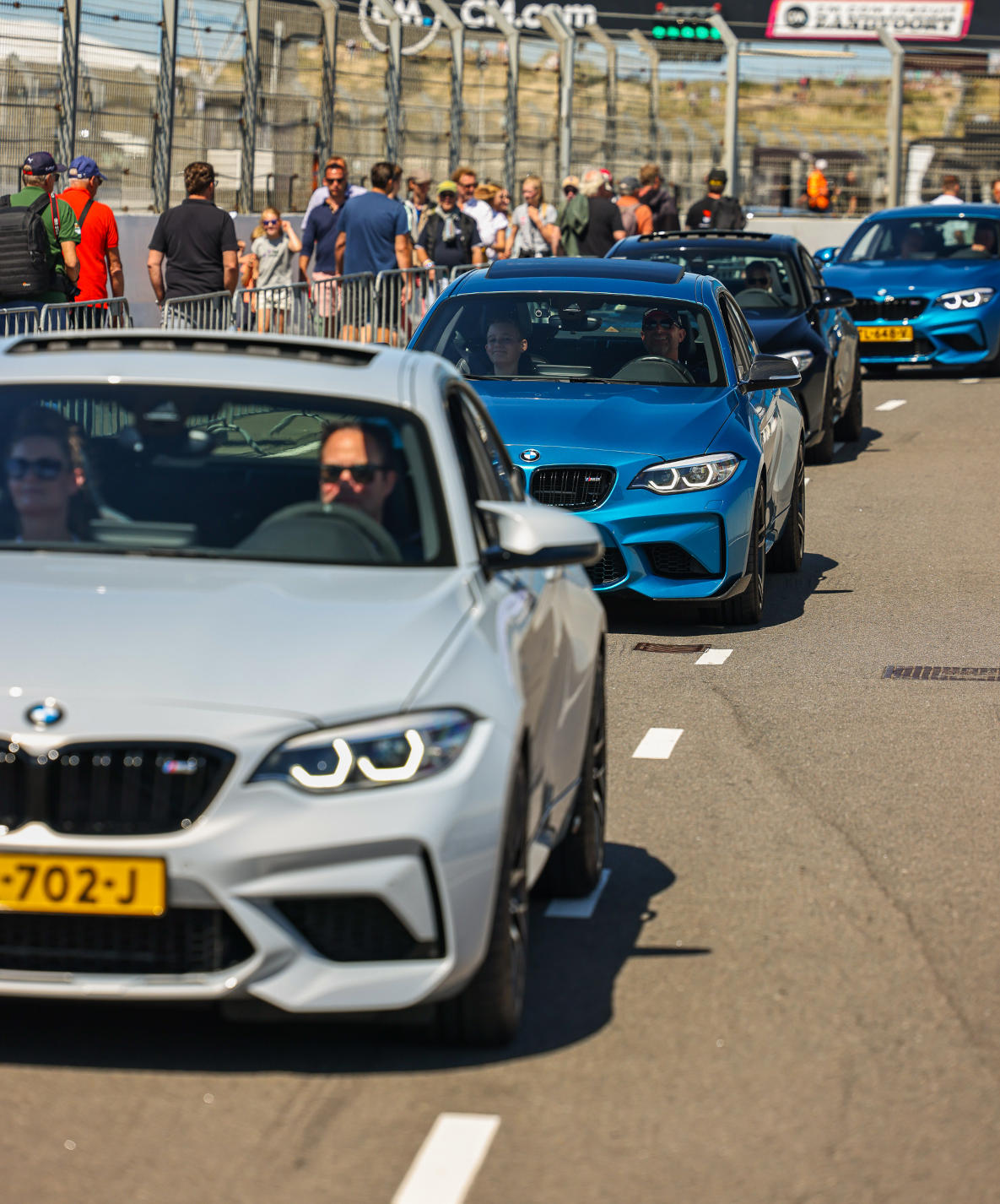 BMW M Autokorso beim Historic Grand Prix Zandvoort.