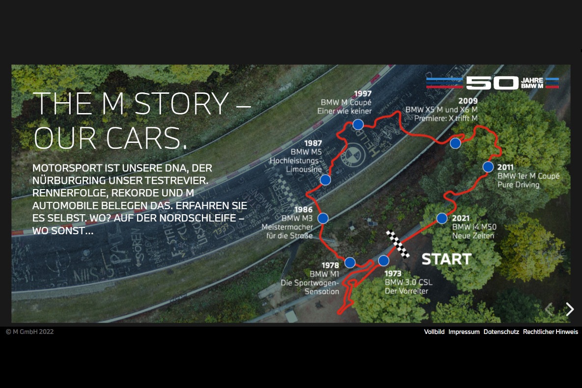 50 Jahre BMW M. Our stories.