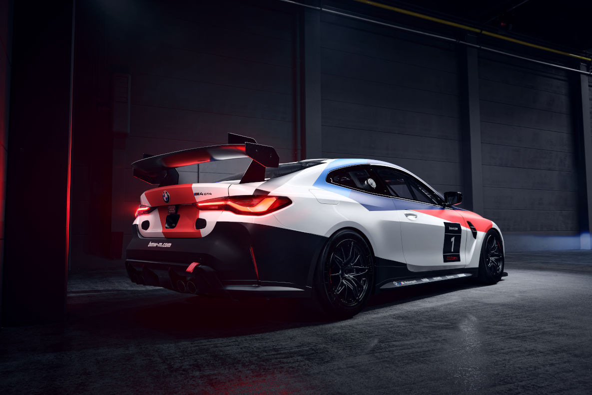 BMW M4 GT4 mit Naturfaser-Komponenten von Bcomp.