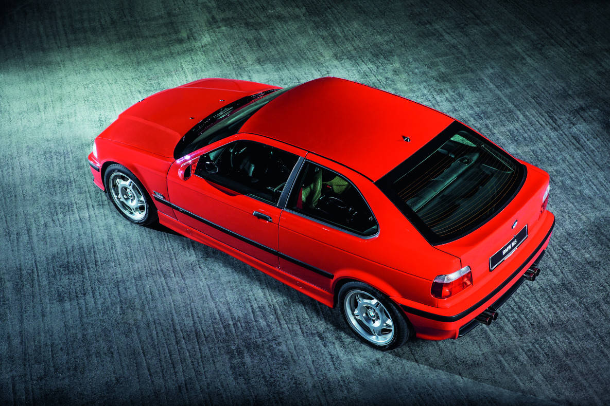 The BMW M3 Compact prototype.