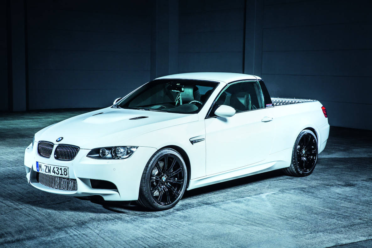 The 2011 BMW M3 pick-up prototype.