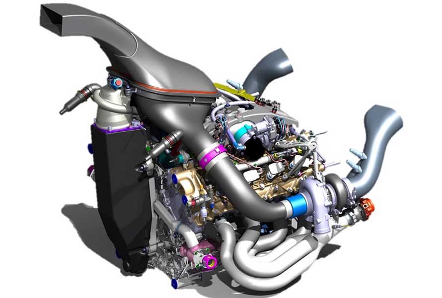 BMW M Hybrid V8 engine