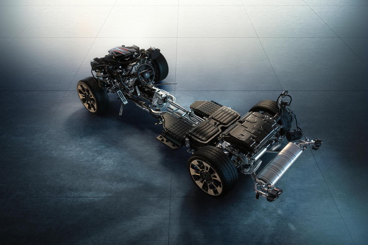 The powertrain of the first BMW XM