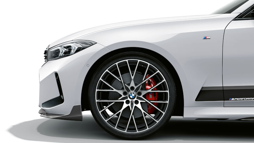 20-inch M Performance forged wheel Cross-spoke 794 M Bicolor Jet Black, burnished for BMW 3 Series.