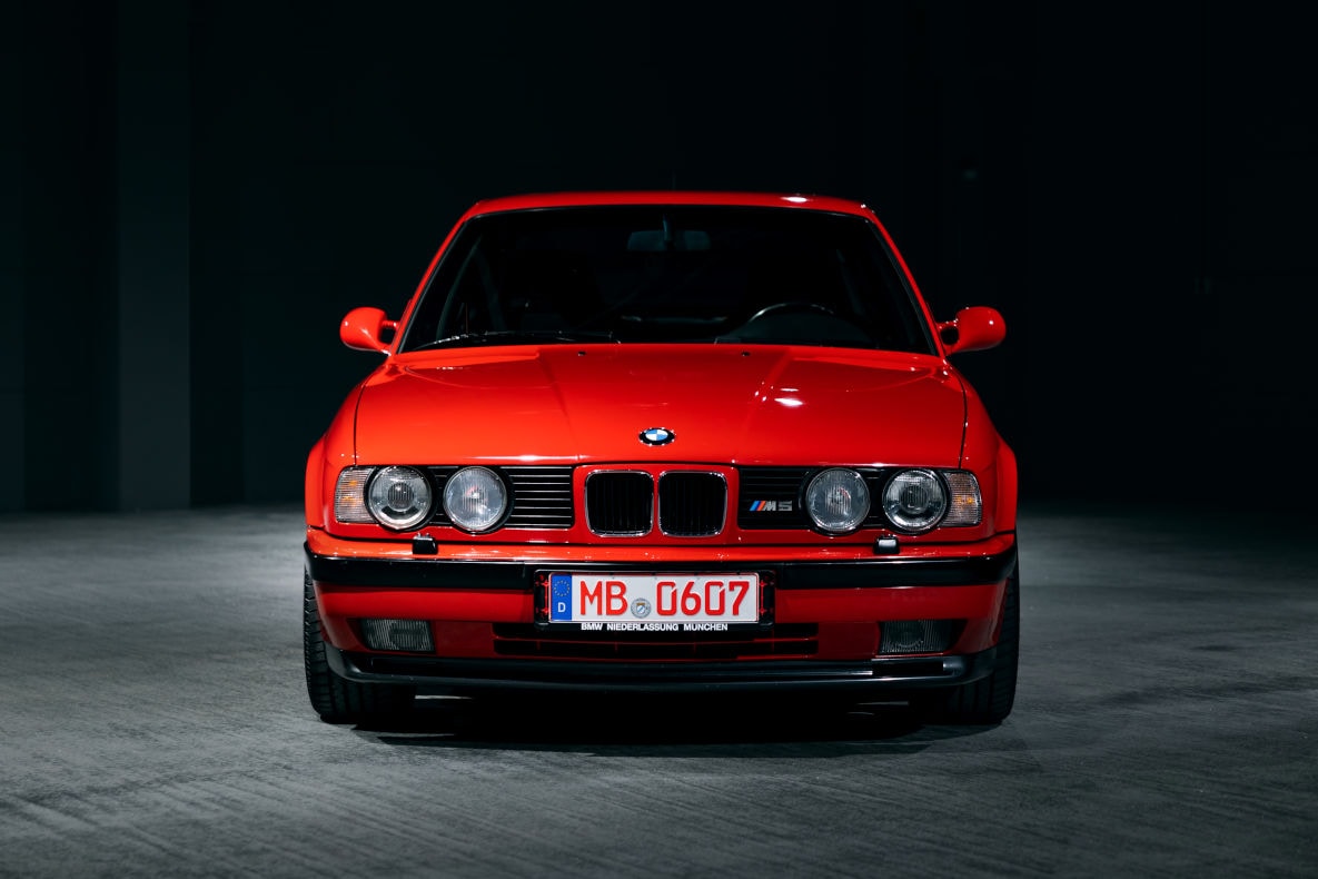 Die Front des BMW M5 E34 "20 Jahre BMW Motorsport"