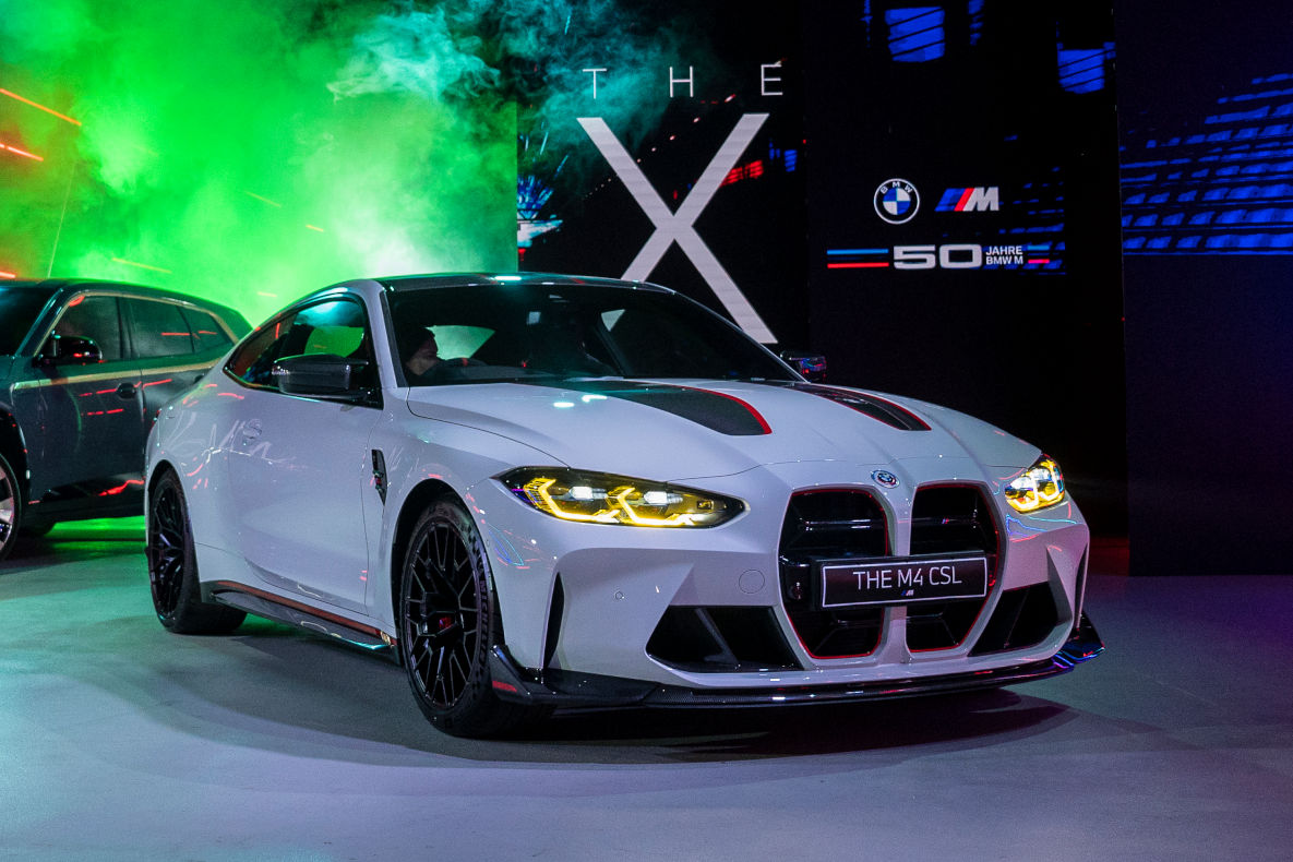 South African premiere of the BMW M4 CSL at M Fest 2022.