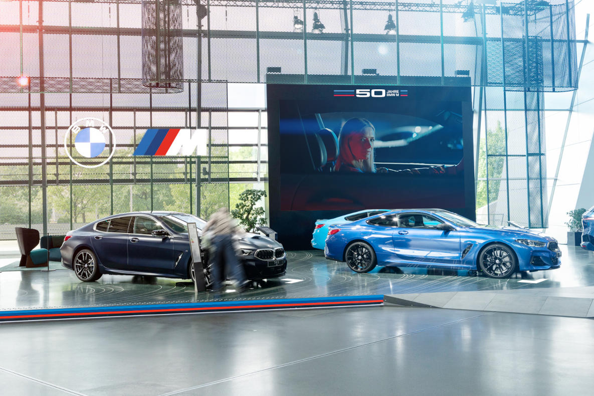 BMW M850i Gran Coupé und BMW M8 Coupé.