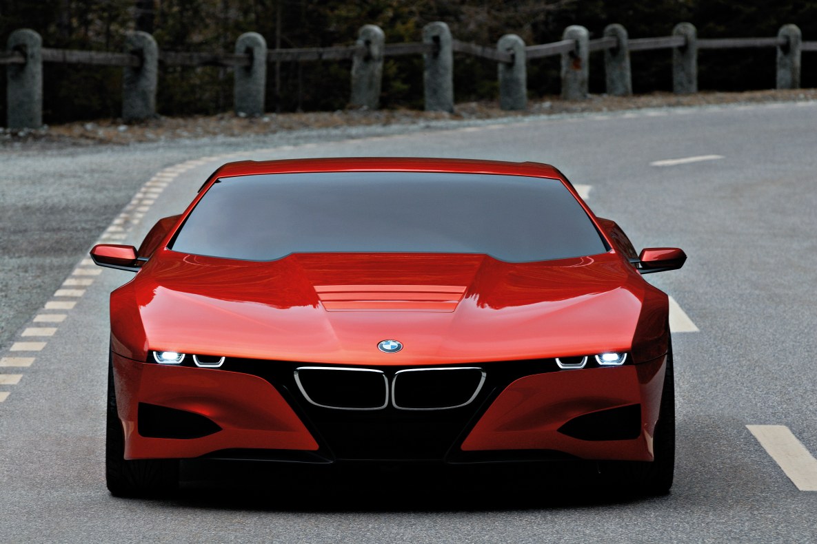Die ausdrucksstarke Front des BMW M1 Hommage. 
