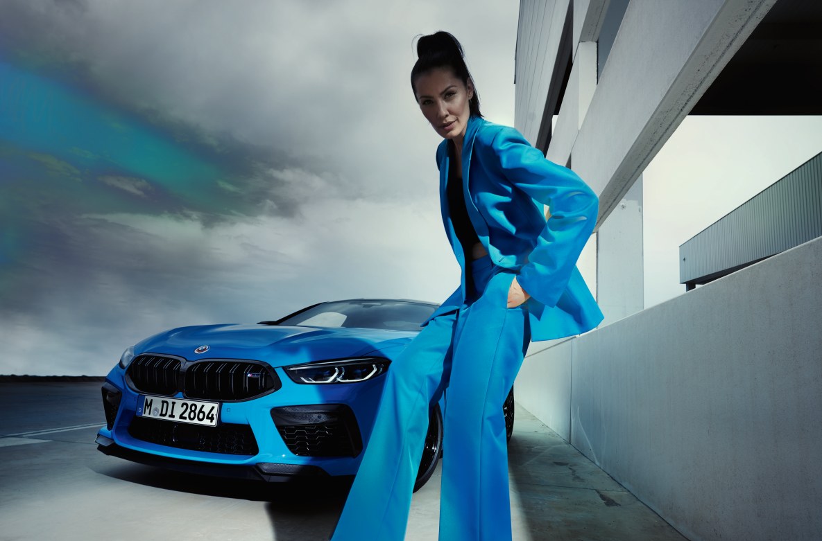 BMW M8 Competition in Daytona Beach Blue