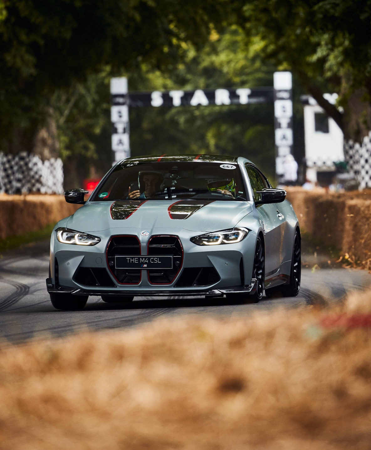 BMW M4 CSL at the Goodwood Hillclimb.