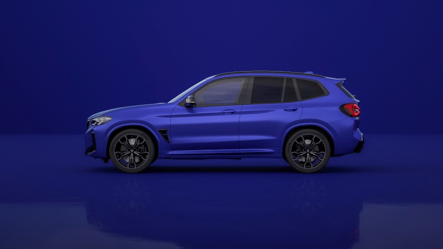 BMW X3 M in Frozen Marina Bay Blue (P5T)