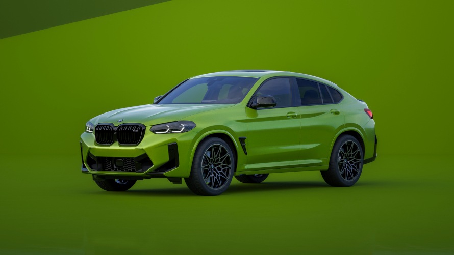 BMW X4 M in Javagrün II (P7V)