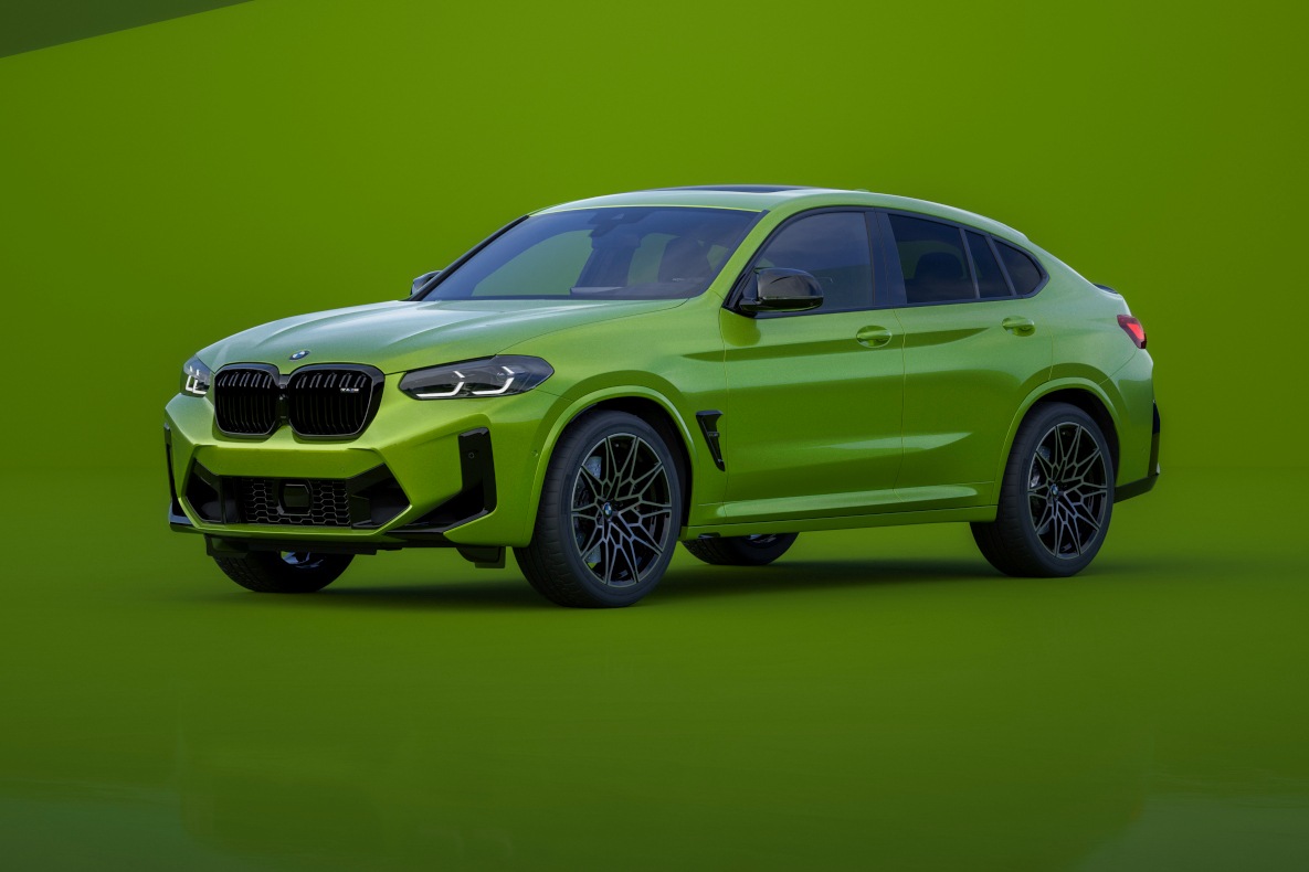 BMW X4 M in BME Individual special paint Java Green (P7V)