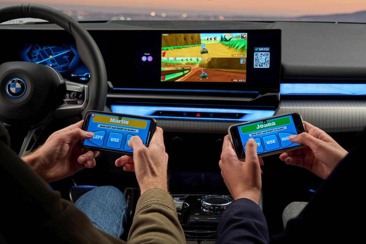 In-Car-Games in the new BMW i5