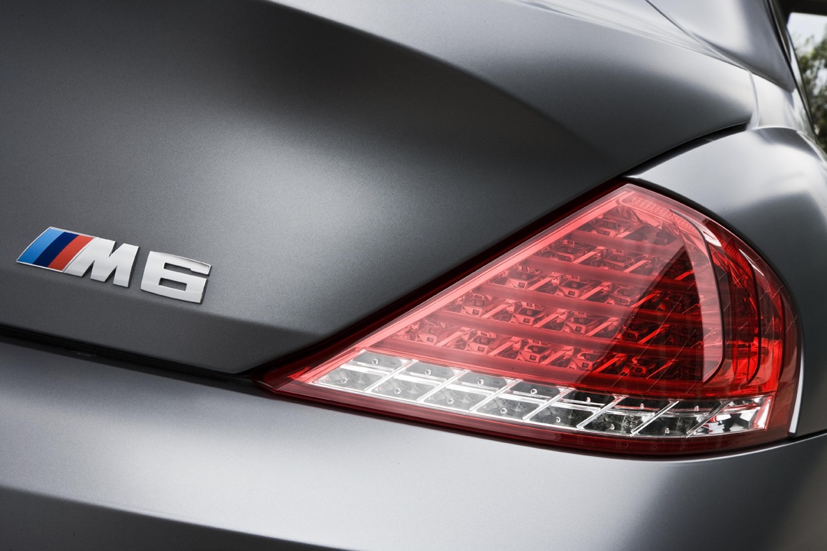 Die Rückleuchte des BMW M6 E63 Competition Limited Edition im Detail.