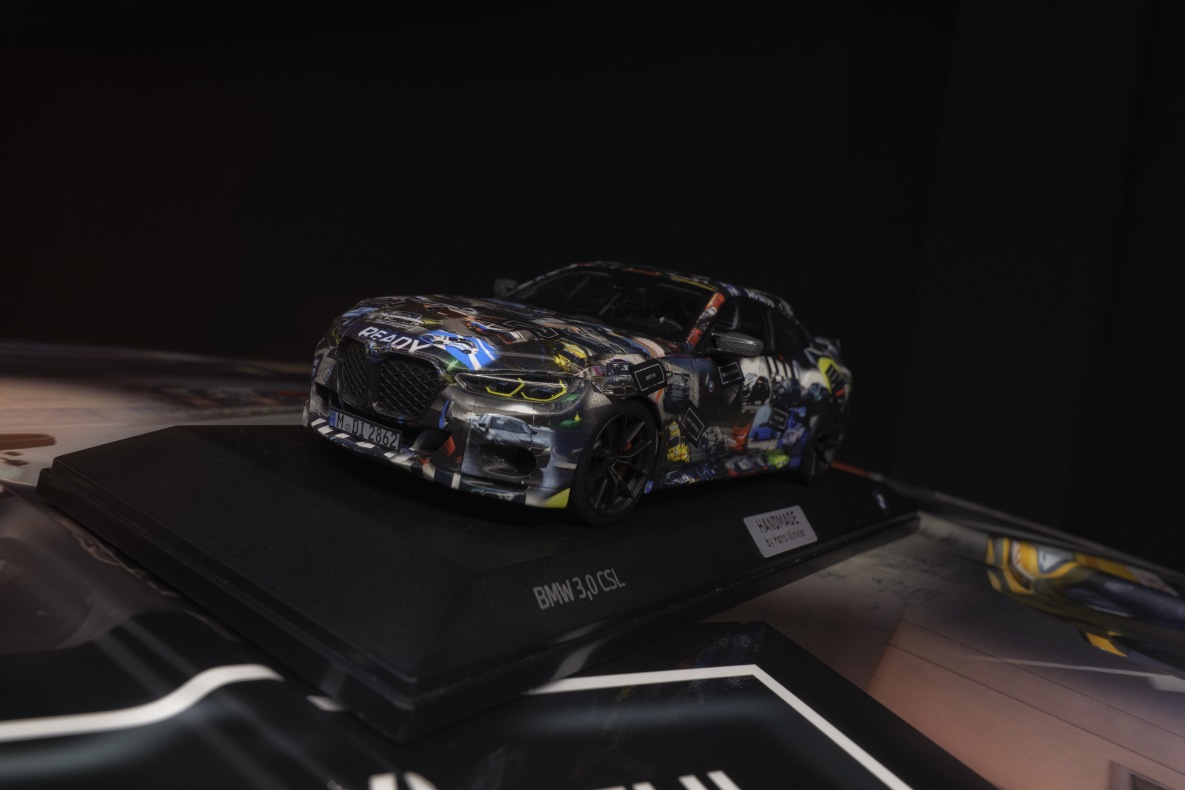 Miniature of the BMW 3.0 CSL prototype by Hans Winkler