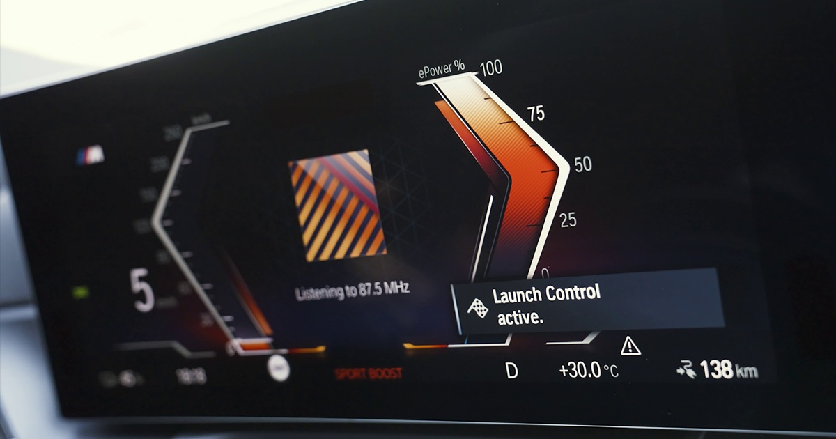 How to SPORT mode in electric BMW M automobiles