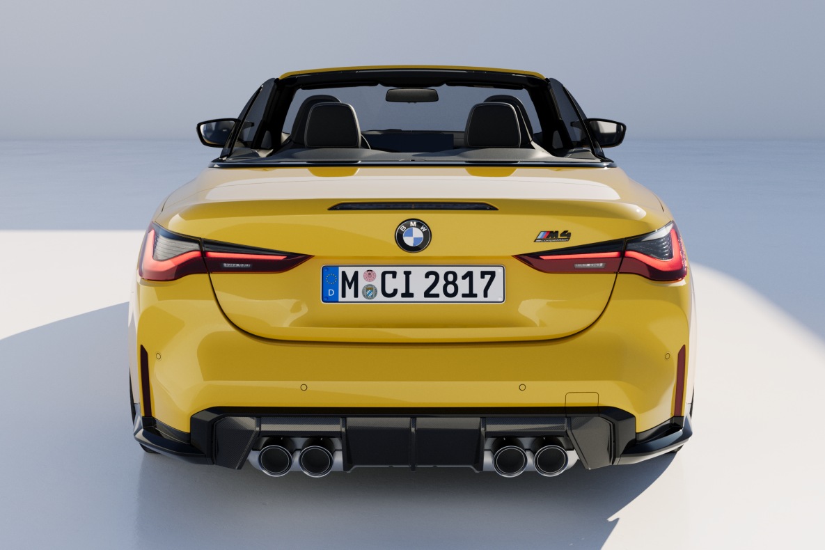 BMW M4 Competition Convertible, Speed Yellow