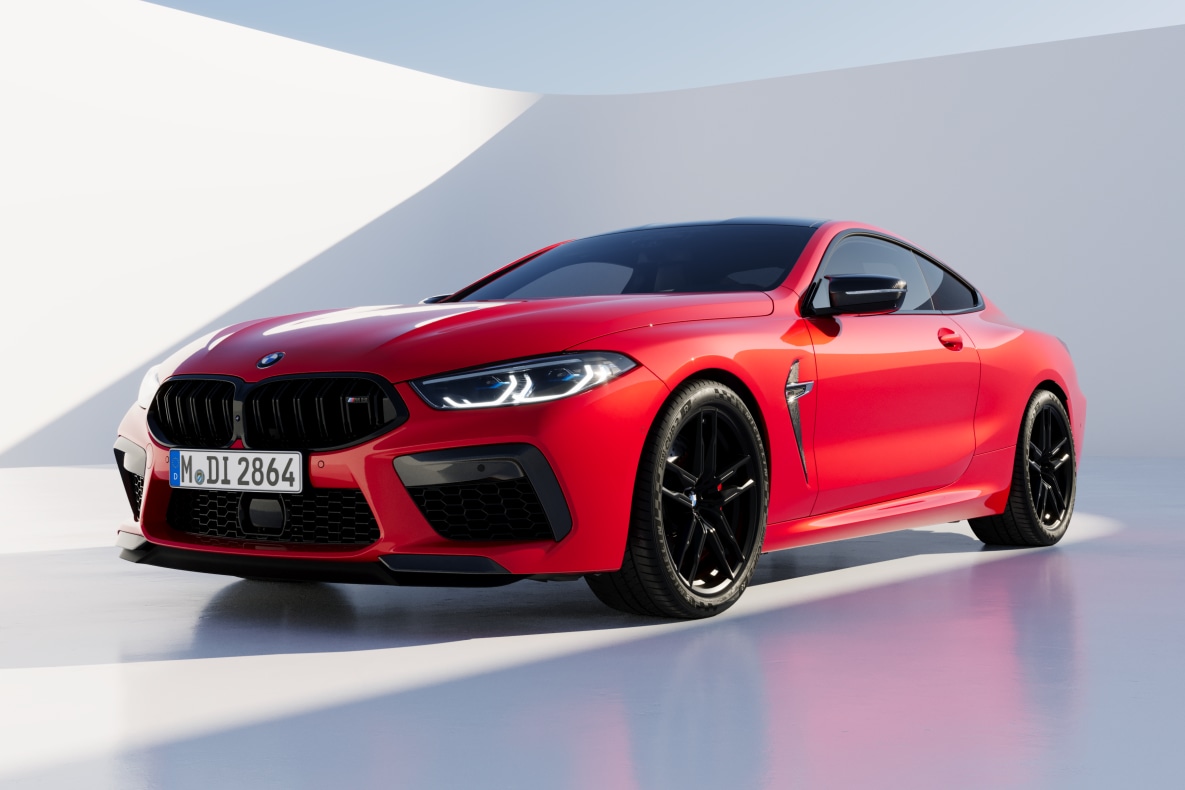 BMW M8 Competition Coupé, Rosso Corsa 