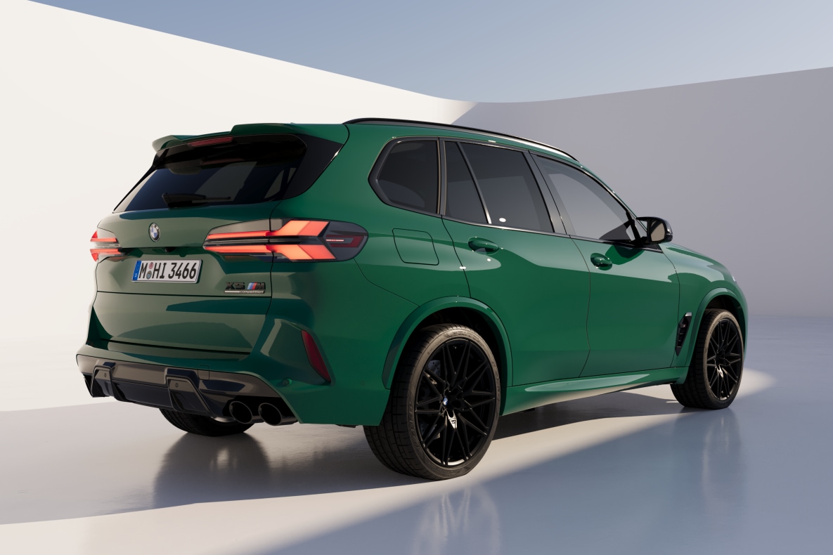 BMW X5 M Competition, British Racing Green