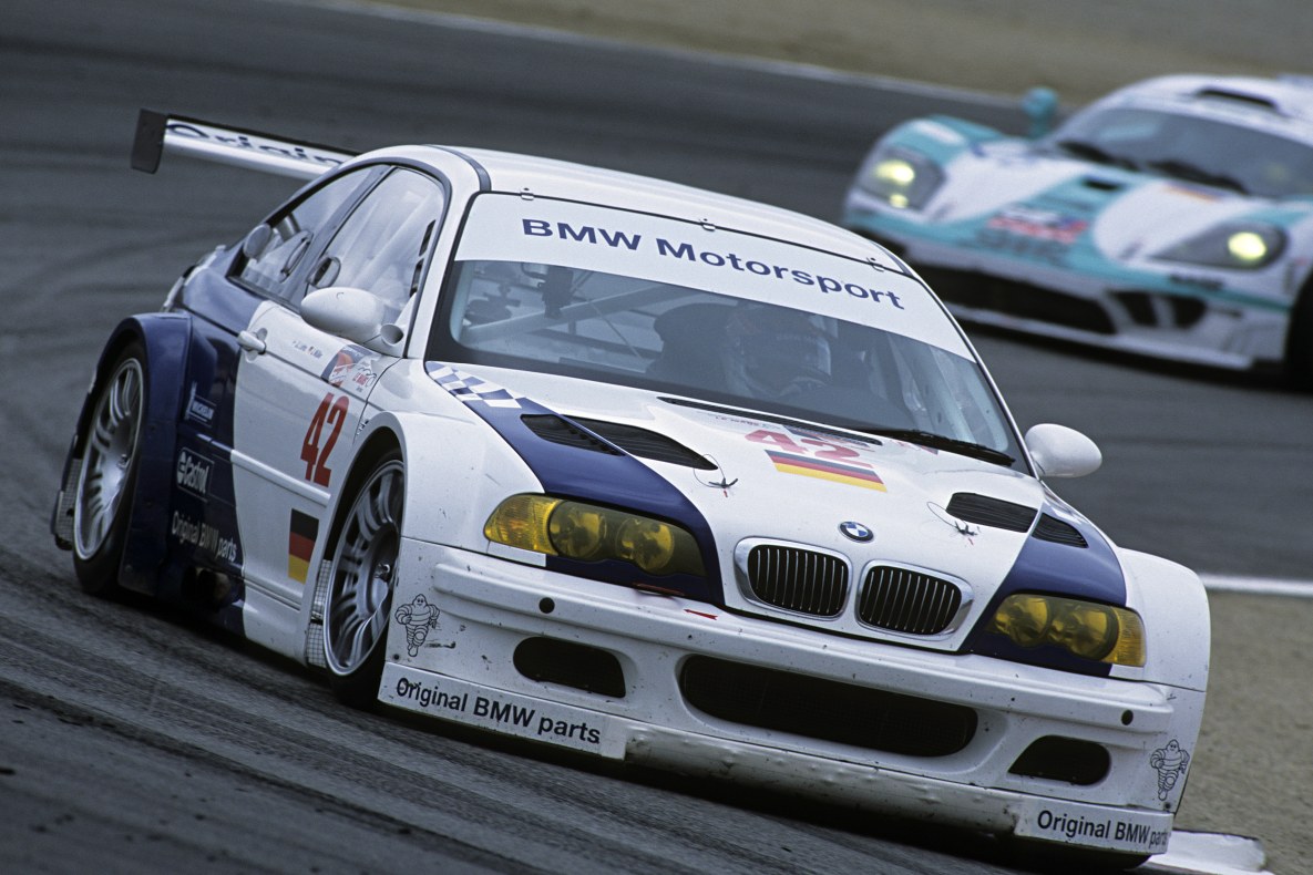 BMW M3 GTR at Laguna Seca