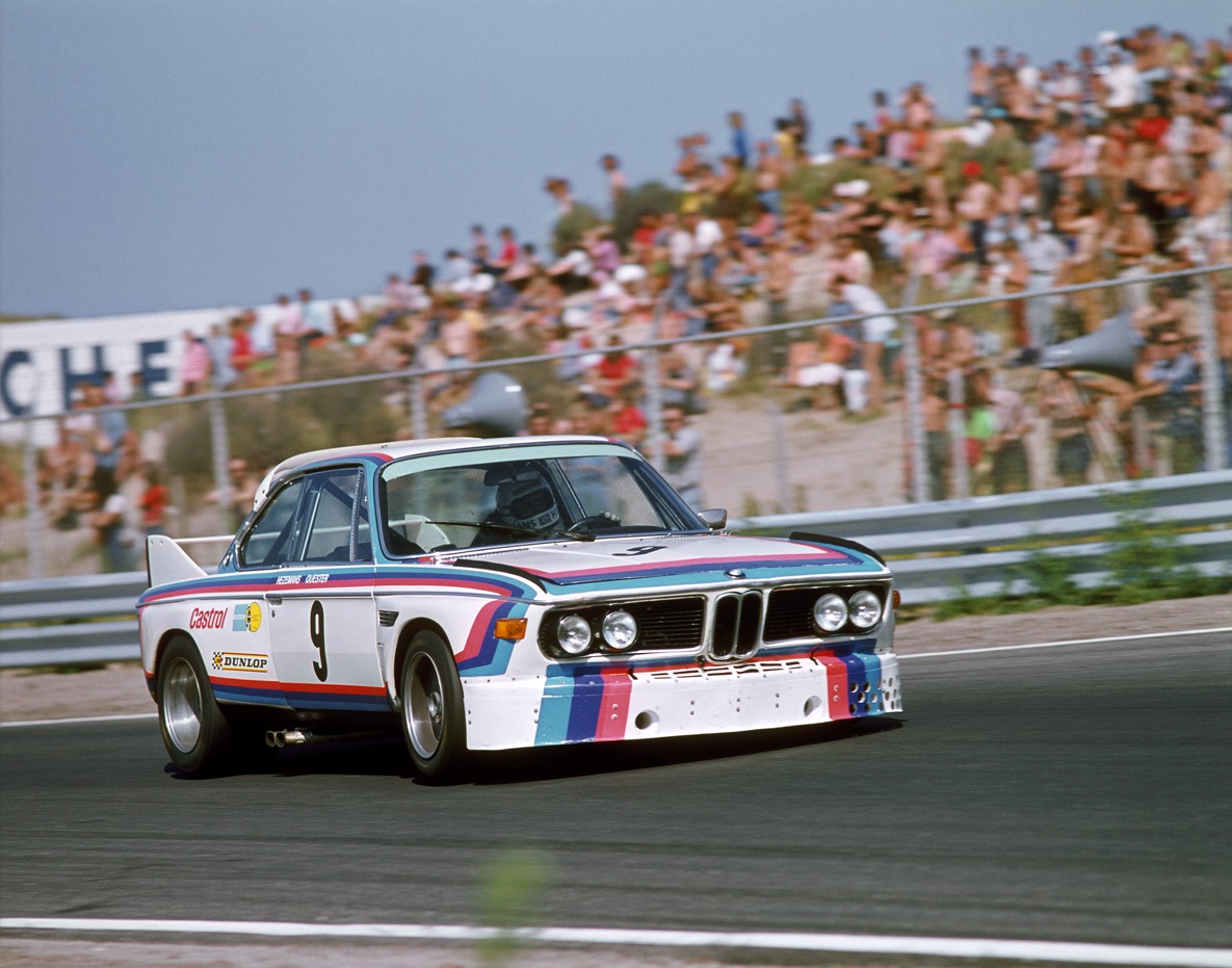 BMW 3.0 CSL BMW 3.0 CSL on the race track.