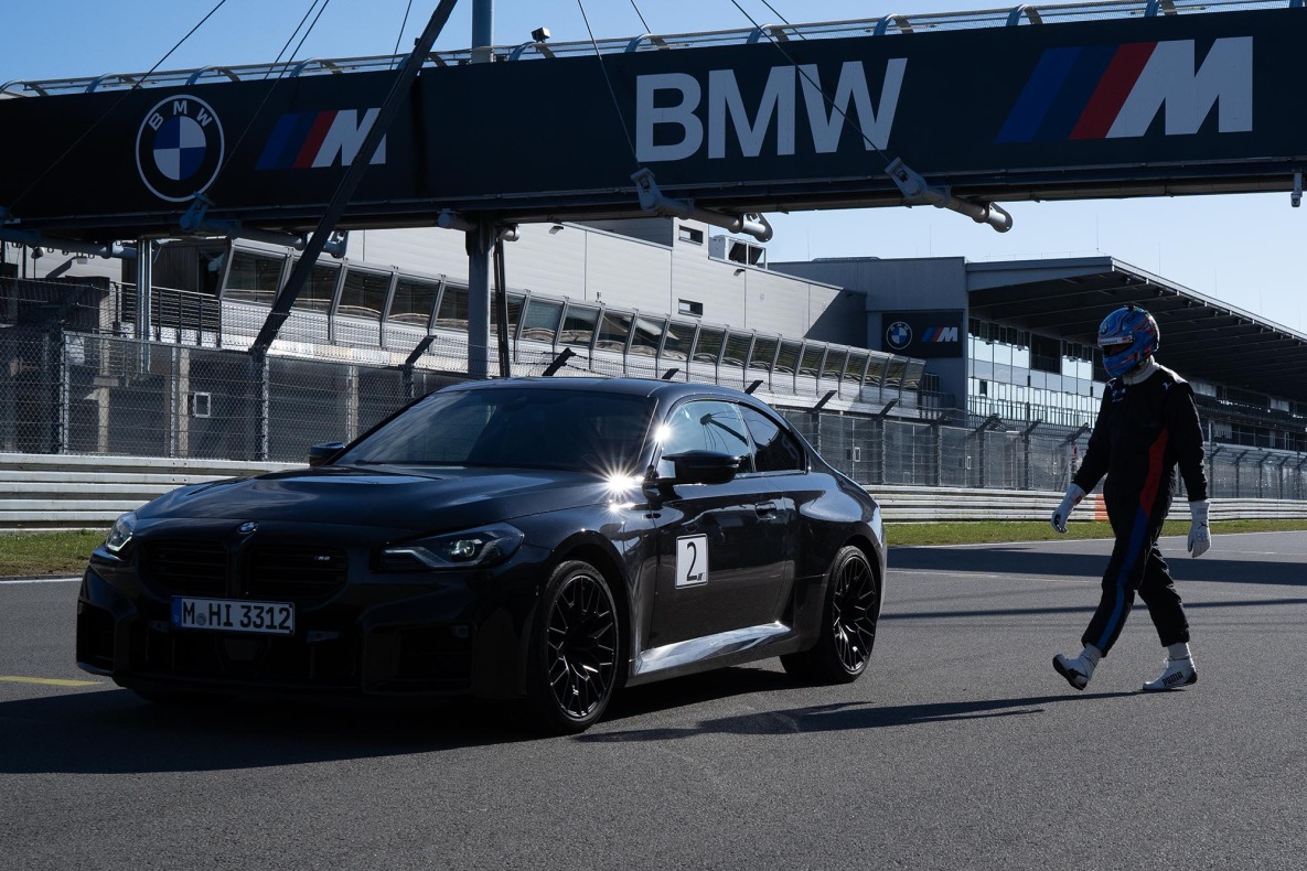 BMW M2 A black BMW M2 at the Nürburgring
